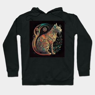 Feline Nouveau 3 Hoodie